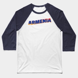 Armenia Vintage style retro souvenir Baseball T-Shirt